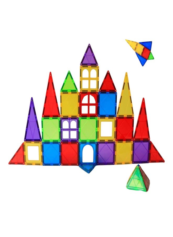 Sakuya Magnetic Tile STEM Toy for Kids, 50 Pcs | Colorful 3D Building Tiles for Creativity, Problem-Solving & Motor Skills | Fun Learning Construction Set for Boys & Girls Ages 3+ - Image 3